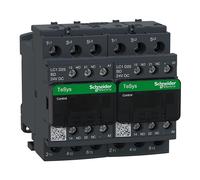Schneider Electric TeSys Deca reversing contactor,3P(3NO),AC-3,=440V 25A,24V DC coil,LC2D25BD