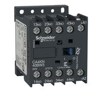 Schneider Electric, TeSys K, CA4KN40BW3, TeSys K control relay - 4 NO - 690 V - 24 V DC low consumption coil