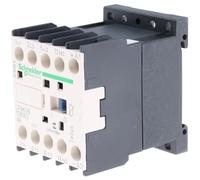 Schneider Electric, TeSys K contactor - 3P - AC-3 <= 440 V 6 A - 1 NO aux. - 24 V DC coil, LP4K0610BW3