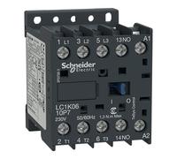 Schneider Electric TeSys K contactor - 3P - AC-3 = 440 V 9 A - 1 NO aux. - 220...230 V AC coil