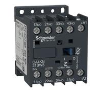 Schneider Electric TeSys K control relay - 3 NO + 1 NC - = 690 V - 24 V DC low consumption coil