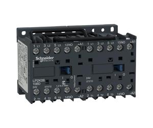 Schneider Electric, TeSys K reversing contactor - 3P - AC-3 <= 440 V 9 A - 1 NO - 24 V DC coil, LP2K0910BD
