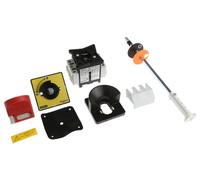 Schneider Electric TeSys VARIO - Emergency Stop Switch Disconnector, for Mounting at Back of Enclosure, 3 Pole, 32A, 3NO, IP65 Rated, Padlockable Operating Handle, VCCF1