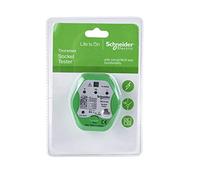 Schneider Electric Thorsman - Plug In Socket Tester, with LED Indicator, Circuit RCD Test Functionality, 220 V, IMT23103, Green/Grey