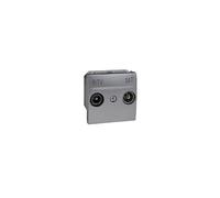 Schneider Electric u3.451.30 - Toma TV-FM derivacion Unica Aluminium