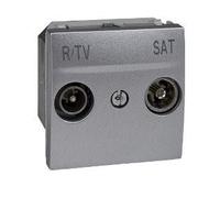 Schneider Electric u3.453.30 - Toma TV-FM Series Intermediate Aluminium