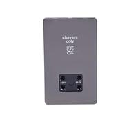 Schneider Electric - Ultimate screwless flat plate (USFP) Removable front plate for ease and efficient decorating - Wiring Devices Black Nickel - GU7490BBN