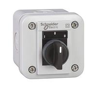 Schneider Electric XALE1333 Control Station 2NO, Control Station Xal-E - Selector Switch 3 Position - I-O-Ii - White - 2 No