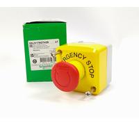 Schneider Electric XALK178GTH29 Harmony Yellow Control Box, Emergency Stop