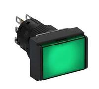 Schneider Electric XB6EDA31P Rect Pushbutton 16mm Green, Rectangular Green Pushbutton Ø 16 - Flush Spring Return - 1Oc, Part Number