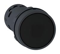 Schneider Electric xb7na21 Impulse Push Button enrasado diámetro22 - 1 no-terminal Screw without marking, Black, Set of 10