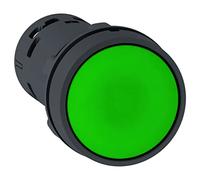 Schneider Electric XB7NA31 Push Button, 1 No, Green, Set of 10