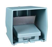 Schneider Electric XPEM711 Switch Pedal Single with Cover, Metallic, 2 NC + NA 2, Blue