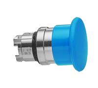 Schneider Electric ZB4BC6 Pushbutton Mushroom 40mm Dia, Blue Ø40 Mushroom Pushbutton Head Ø22 Spring Return, Part Number
