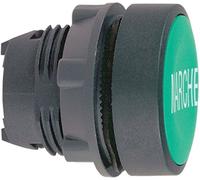 Schneider Electric ZB5AA342 Flush Pushbutton Head Green, Green Flush Pushbutton Head Ø22 Spring Return "Marche"