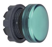 Schneider Electric Head for pilot light, Harmony XB5, plastic, green, 22 mm, universal LED, plain lens