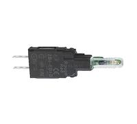 Schneider Electric ZB6EB6B Body Sub Assembly, Blue Light Block With Body/Fixing Collar With Integral Led 12.24V