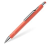 Schneider Pen Retractable Ballpoint Pen Epsilon 138606 – XB Line, Blue Indelible Refill, Warm Orange
