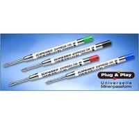 Schneider« Express 735 Red Fine Ballpoint Refills [Parker-Style] 3pk