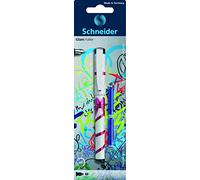 SCHNEIDER Glam Writing Instruments Fountain Pen M Assorted Blister Card with 2 Ink Cartridges