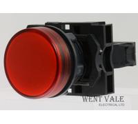 Schneider Harmony - XB5 AVM4 - 240Vac Complete Red Panel Pilot Light New