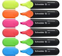 Schneider Highlighter Pen Set of 3 Rechargeable Job PTE Bevel 1-5 mm Orange