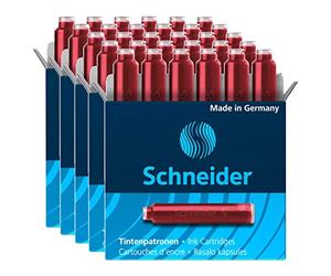 Schneider Ink Cartridges Set of 5 Red Box 6