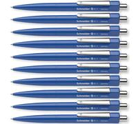 Schneider K1 Ballpoint Pen Medium Refillable Pens, Blue Ink, Pack of 10