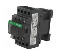 Schneider Electric TeSys Deca contactor,4P(4NO),AC-1,=440V 20A,24V DC low cons coil,LC1DT20BL