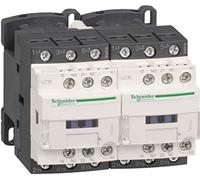 Schneider LC2D096E7 Reversible Contactor Combination, 3P+1S+1Ö, 4kW/400V/AC3 9A, Coil 48V 50/60Hz