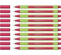 Schneider Line-Up Fineliner 0.4 mm Line Width Made of Bio-Based Plastic Awarded with The Blue Angel Pack of 10 Royal Red