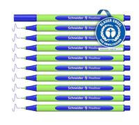 Schneider Line-Up Fineliner 0.4 mm Line Width Made of Bio-Based Plastic Awarded with The Blue Angel Pack of 10 Lapis Blue