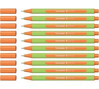 Schneider Line-Up Fineliner 0.4 mm Line Width Made of Bio-Based Plastic Awarded with The Blue Angel Pack of 10 Tango Orange