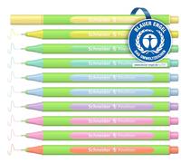 Schneider Line-Up Pastel Fineliner (Triangular Fineliners, Stroke Width 0.4 mm, Bio-Based Plastic) Pack of 10 Assorted