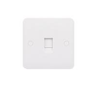 Schneider Lisse White Moulded Curved Plastic Switches & Sockets + USB Full Range