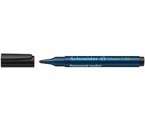 Schneider Maxx 130 Permanent Marker - Bullet Tip - Black