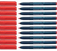Schneider Maxx 240 Slim Permanent Marker - Red (Pack of 10)