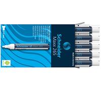 Schneider Maxx 265 Chalk Marker Bullet Tip 2mm-3mm Line White (Pack 10) - 126549