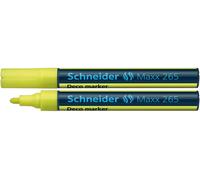 Schneider Maxx 265 Window Marker Decorative Marker Pen neon Yellow