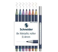 Schneider Metallic rollerball Paint-It 050 Pen Set - 0.4mm assorted, Box 8 pieces