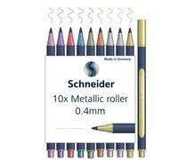 Schneider Metallic rollerball Paint-It 050 Pen Set - 0.4mm assorted, Box 10 pieces