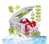 schneider Multifunctional Food Chopper, Onion Cutter, Potato Cube, Carrot Grater, Tomato Cutter with Container, Kitchen Cutter, Garlic Mincer, Salad Chopper