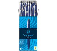 Schneider Office Ballpoint Pens M Tip Pack of 50 Blue