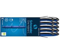 Schneider One Hybrid C Pack of 10 Rollerball Pens with Liquid Ink (0.3 mm Non-Black Retractable
