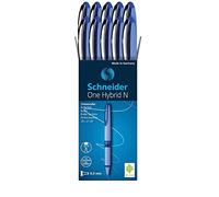 Schneider ONE Hybrid N Rollerball Pen, 0.3mm, Blue, Box of 10 (183403)