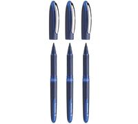 Schneider Pack of 3 One Business Ultra Smooth 06 Rollerball Pens, Blue