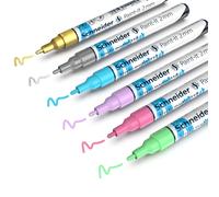 Schneider Paint-It 310 Acrylic Marker Set 2 (2 mm Round tip, high Coverage, Bril