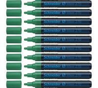 Schneider Paint-Marker 270 Round Tip 1-3 mm Removable Tip 10 Pack Green