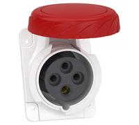 Schneider PratiKa Angled Panel Socket 16A 3P+E IP67 - PKF16F734
