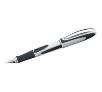 Schneider Ray Fountain Pen, Left-Handed, Spring-Loaded Grip, Blue/Grey & White/Grey